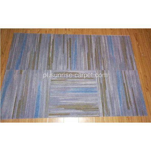 Nylonu płytka dywanowa kwadratowa z podłożem pcv